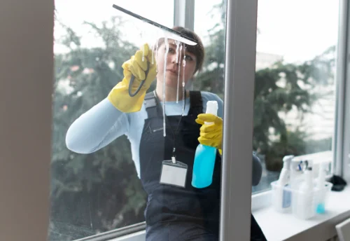Nettoyage de vitres intérieures et extérieures à la Charmée
